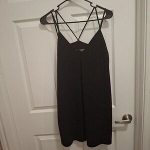 Alice +‎ Olivia Small Black Cut-Out Criss-Cross Chic Strappy Mini Dress